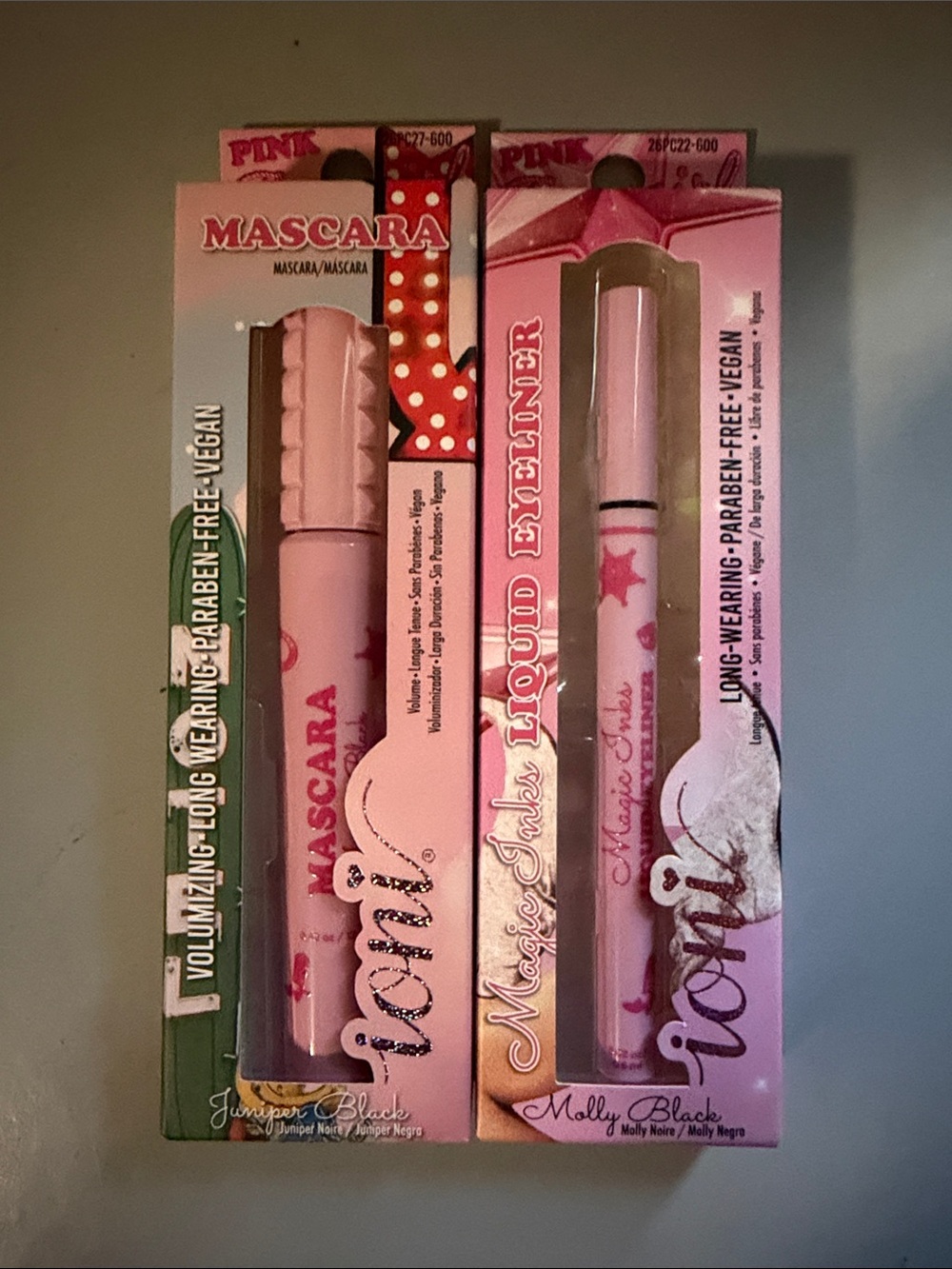 Viral Ioni Pink Cowgirl Mascara & Liquid Eyeliner Set